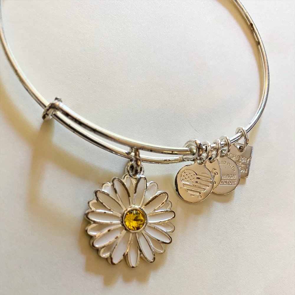 Alex and Ani DAISY bangle bracelet!
